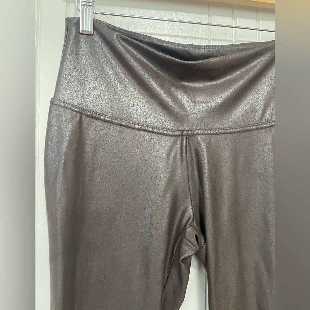 EUC: Time and tru, brown faux leather leggings - Picture 9 of 9